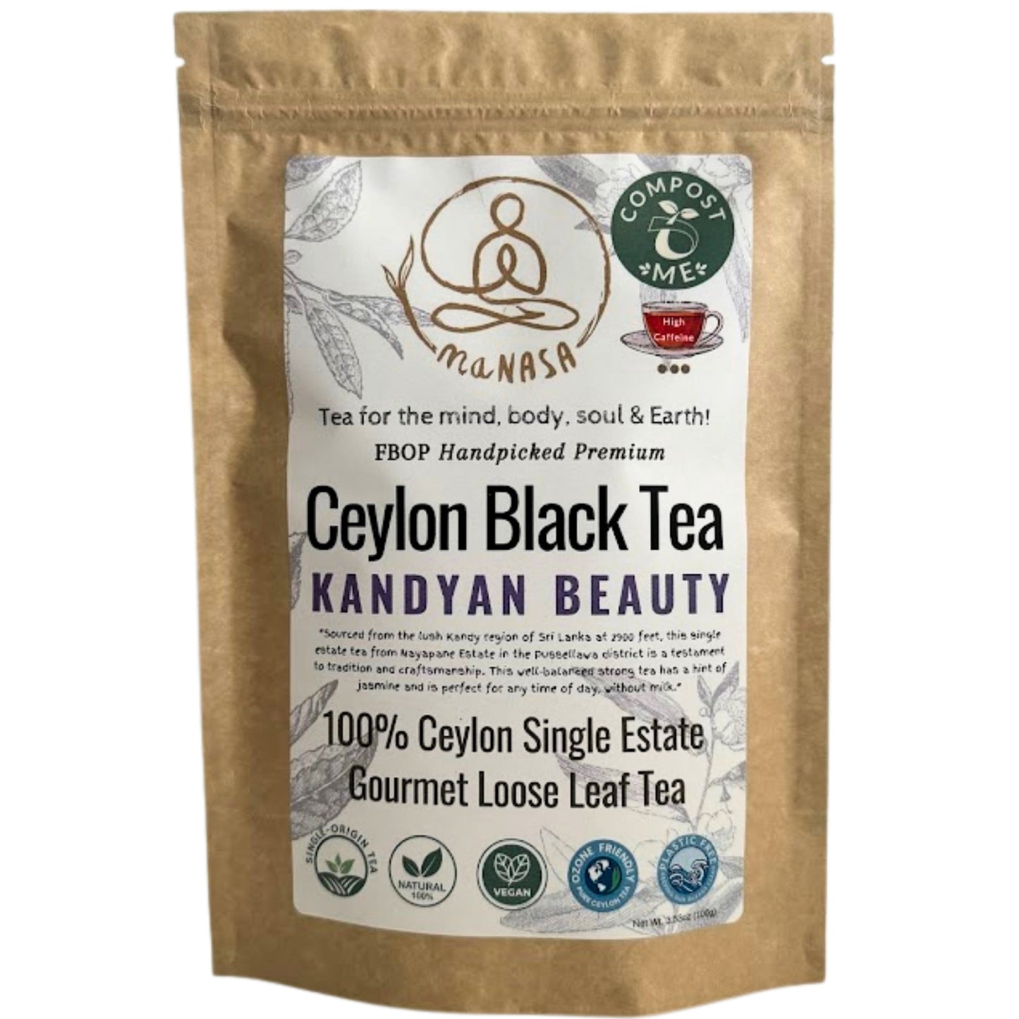 The Kandyan Beauty | Nayapane FBOP Loose Leaf Black Tea