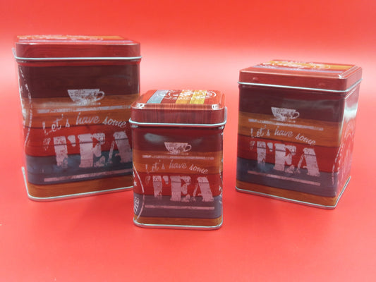 Decorative Tins (Let's have some Tea)