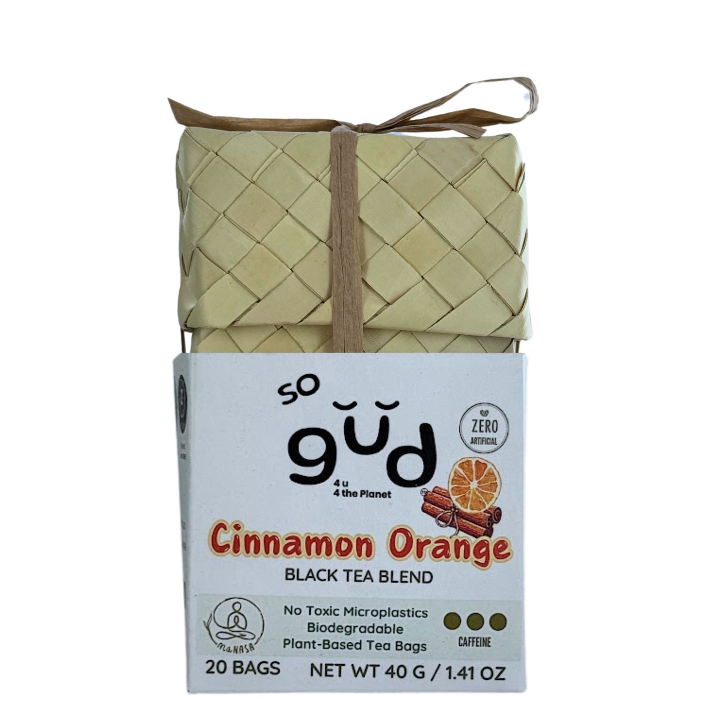 Ceylon Cinnamon Orange Black Tea | Plant-based Tea Bags
