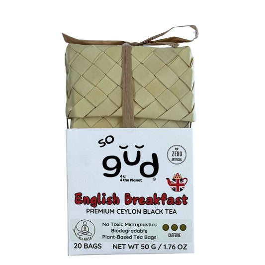 English Breakfast Single Estate Ceylon Black Tea | Plant-based Tea Bags