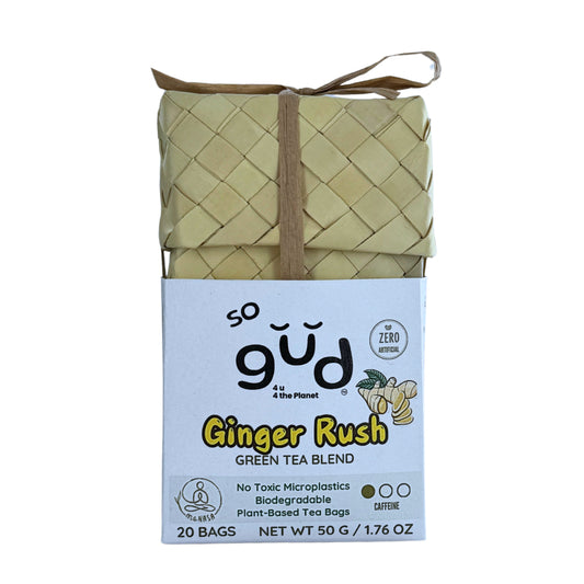 Ginger Rush Green Tea Blend | Plant-based Tea Bags