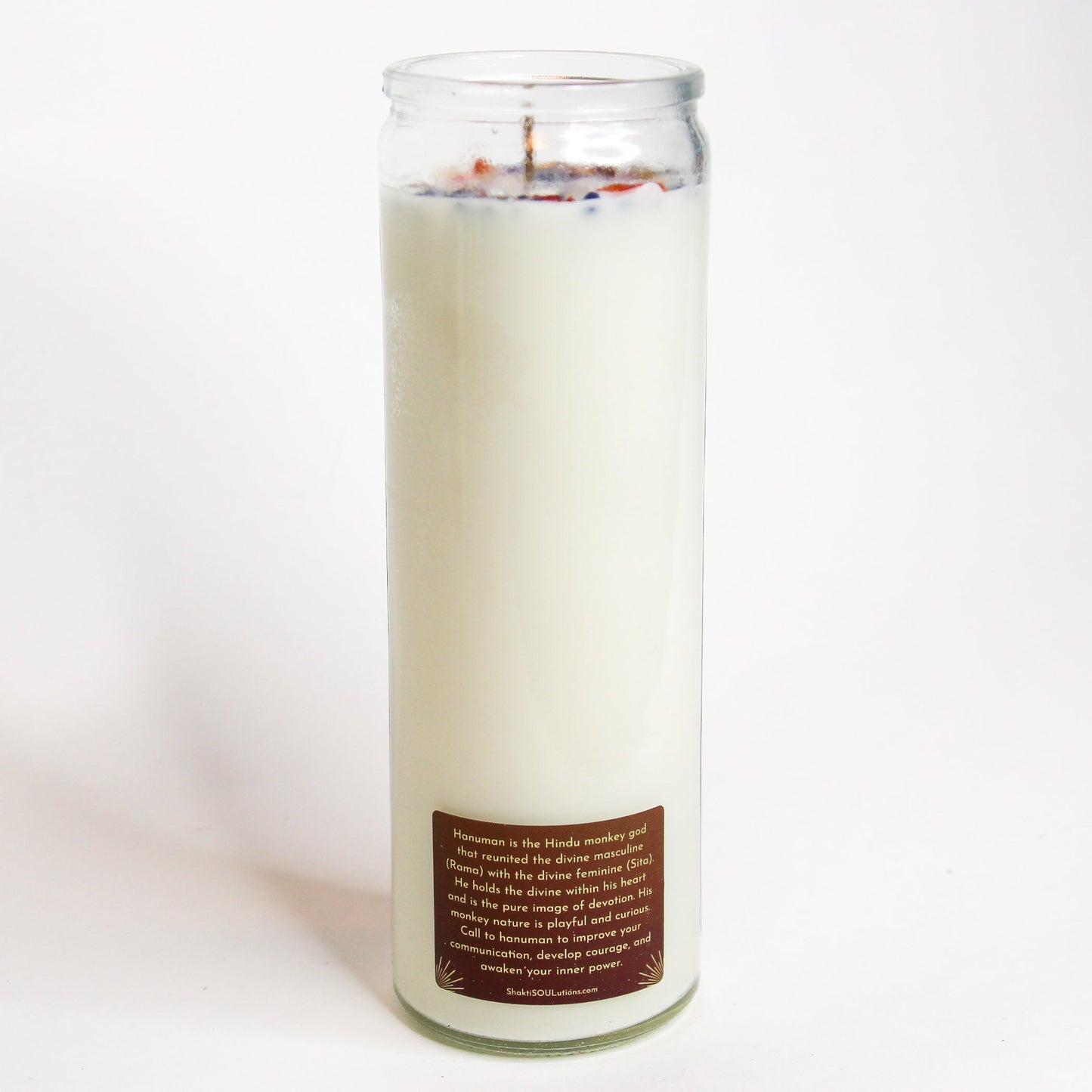 Hanuman Crystal Altar Candle
