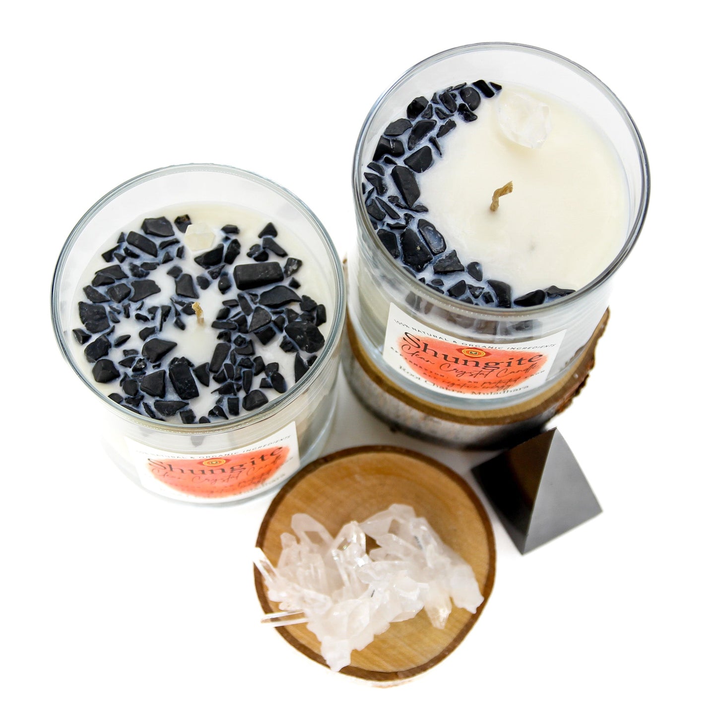 Shungite Clean Crystal Candle