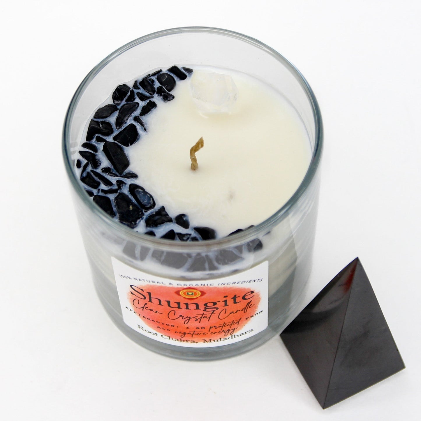 Shungite Clean Crystal Candle
