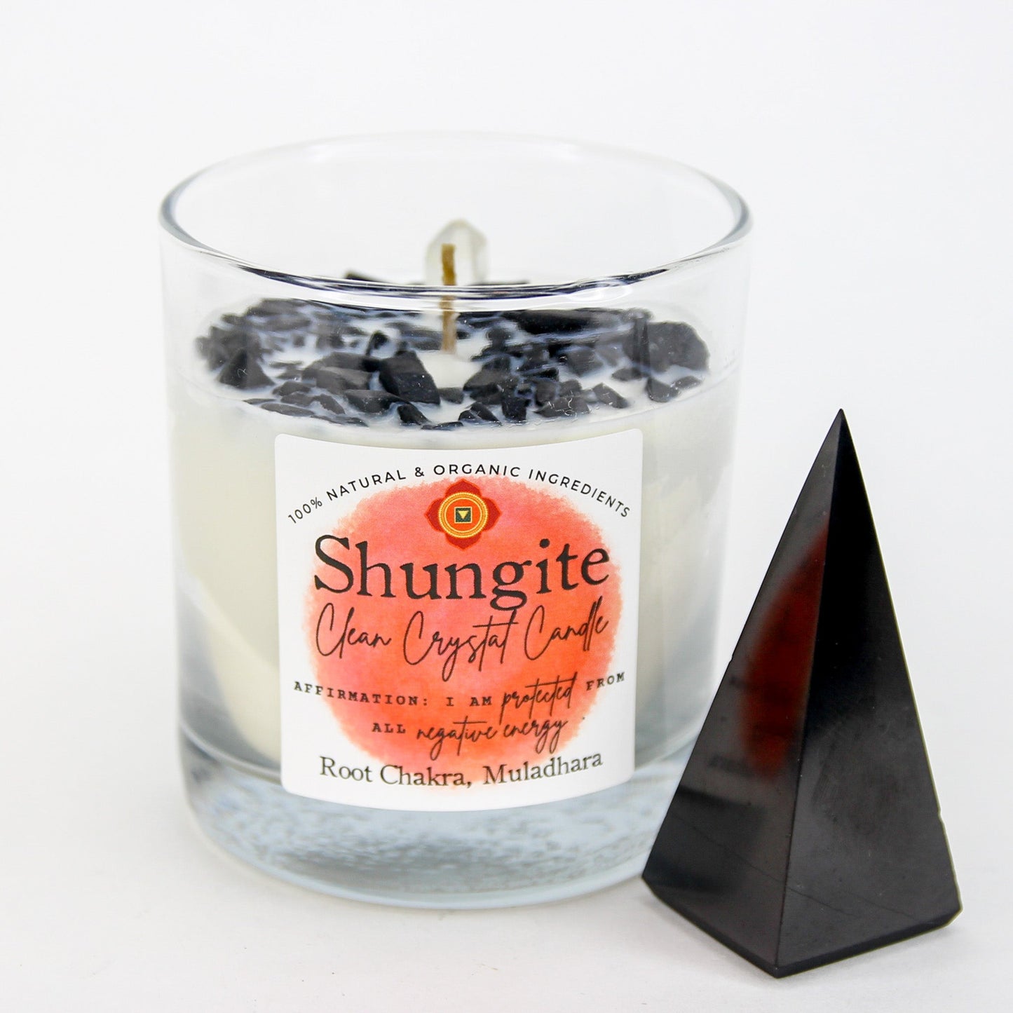 Shungite Clean Crystal Candle