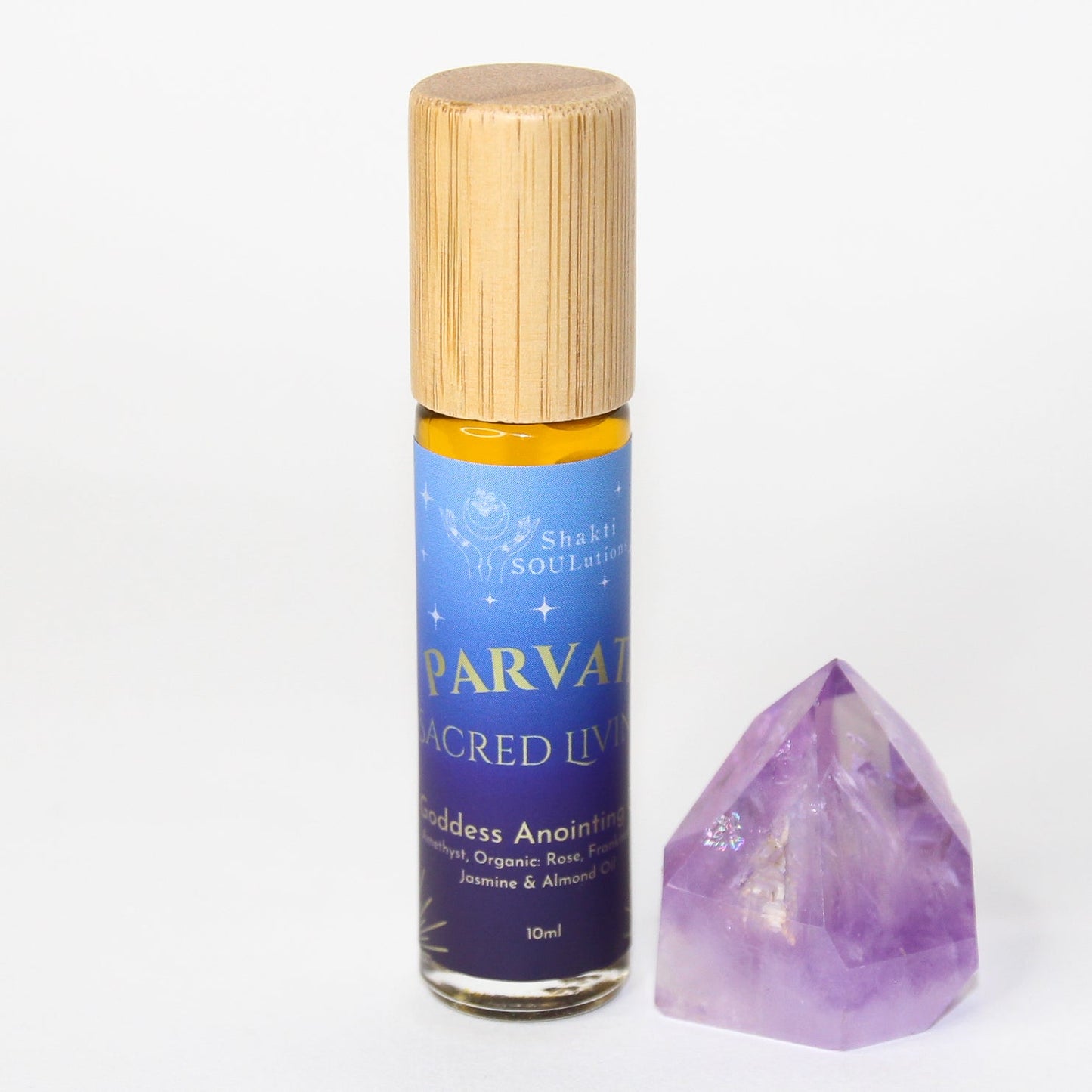 Parvati Goddess Amethyst Anointing Oil - Fulfillment & Love