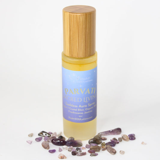 Parvati Goddess Crystal Aura Spray - Sacred Living