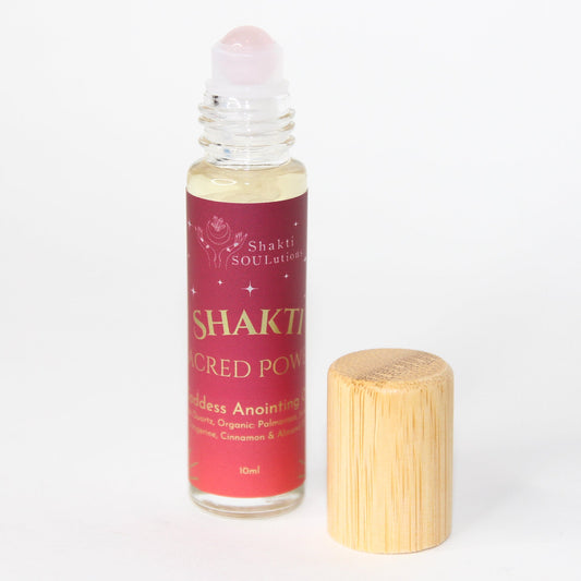 Shakti Ma Goddess Rose Quartz Anointing Oil - Power & Creative Flow