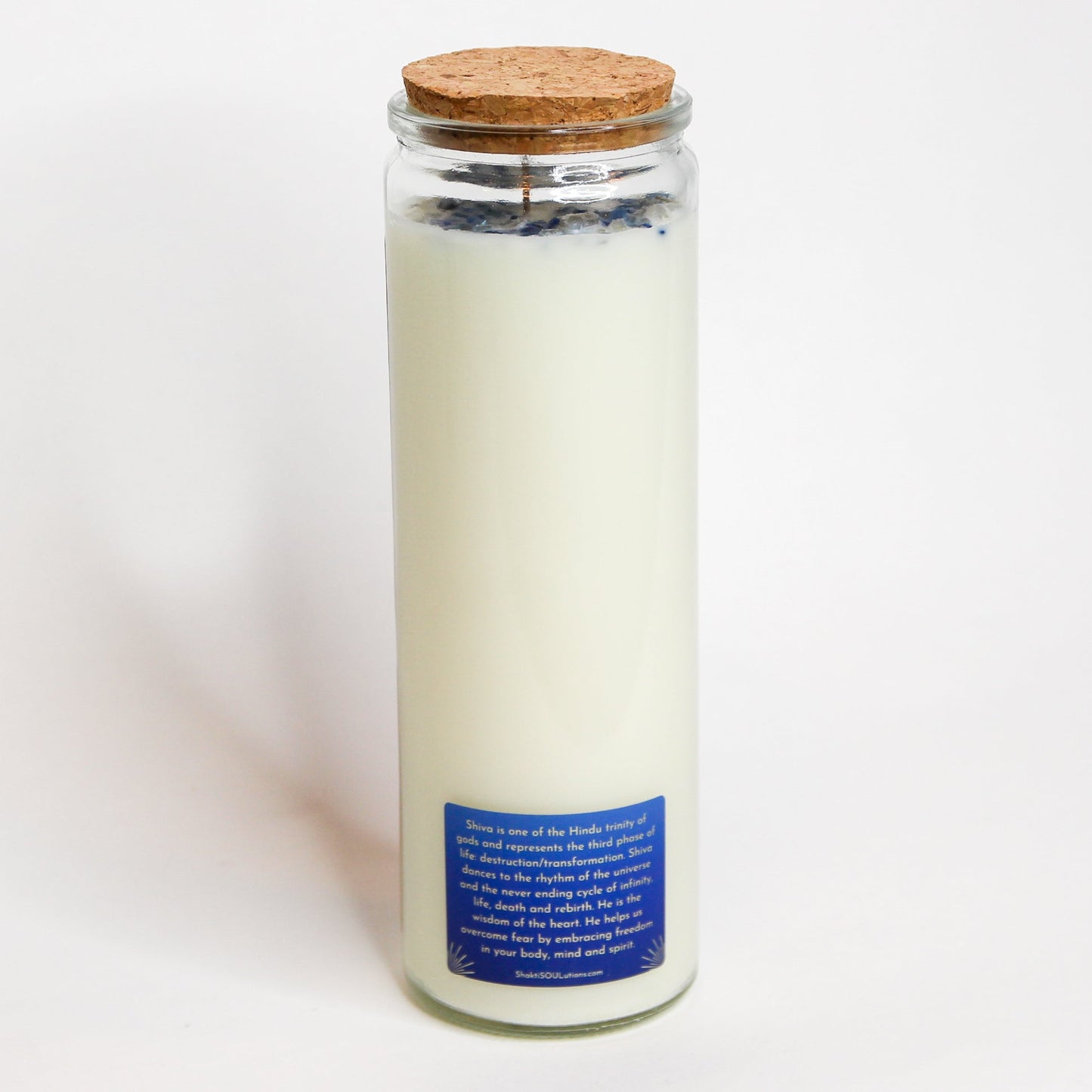 Shiva Crystal Altar Candle