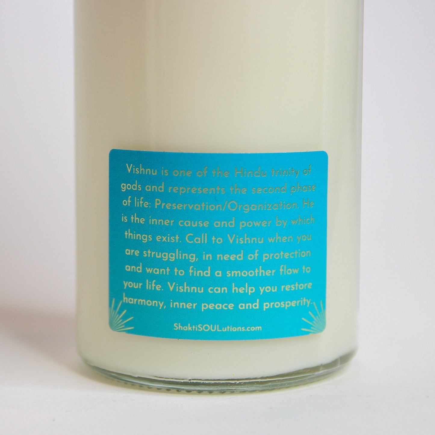 Vishnu Crystal Altar Candle