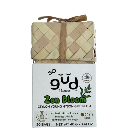 Zen Bloom Green Tea | Plant-based Tea Bags