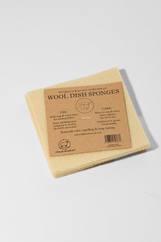 Climate Beneficial™ Wool Sponges in Cream