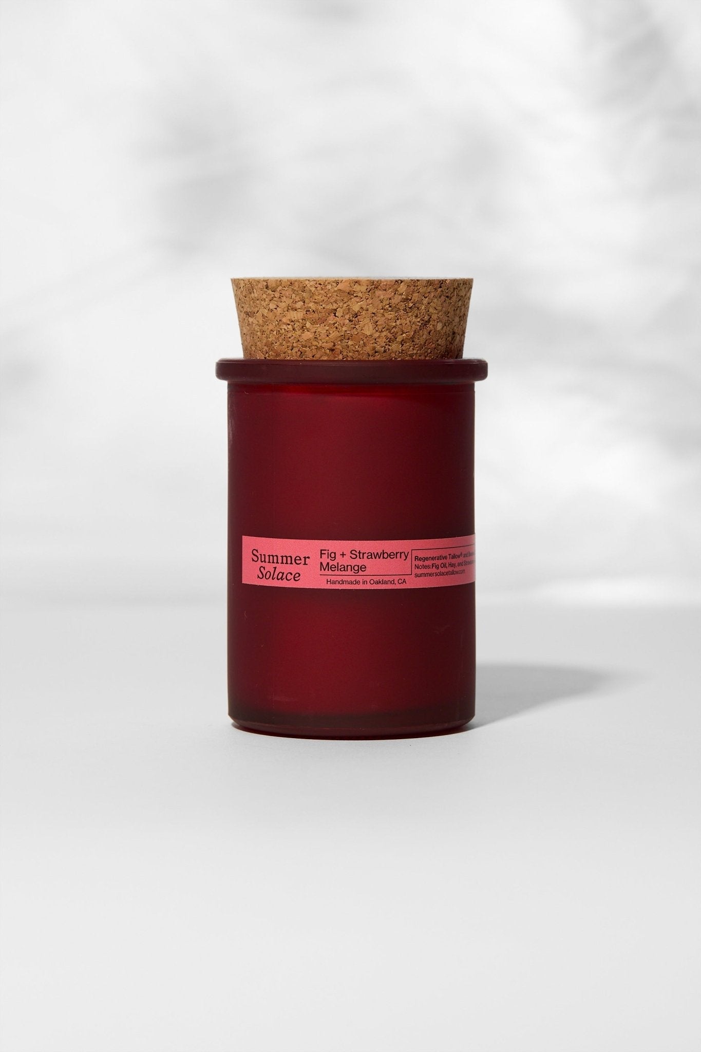 Fig & Strawberry Mélange – Tallow Candle | 6 oz