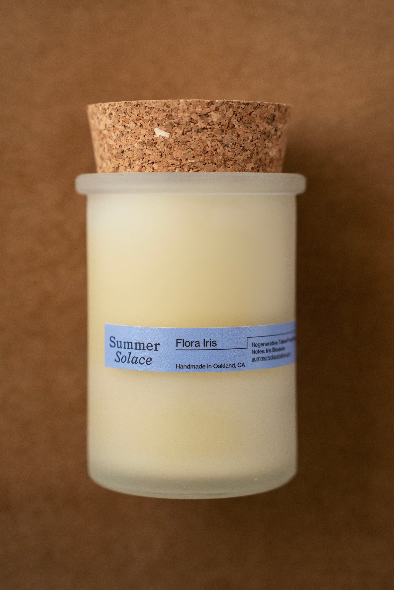 Flora Iris – Tallow Candle with Orris & Palo Santo | 6 oz