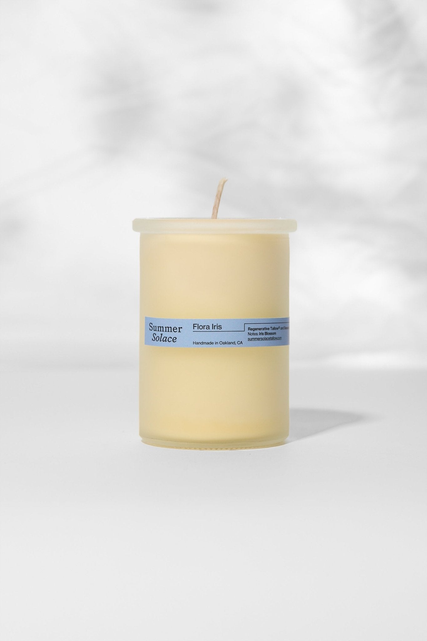 Flora Iris – Tallow Candle with Orris & Palo Santo | 6 oz