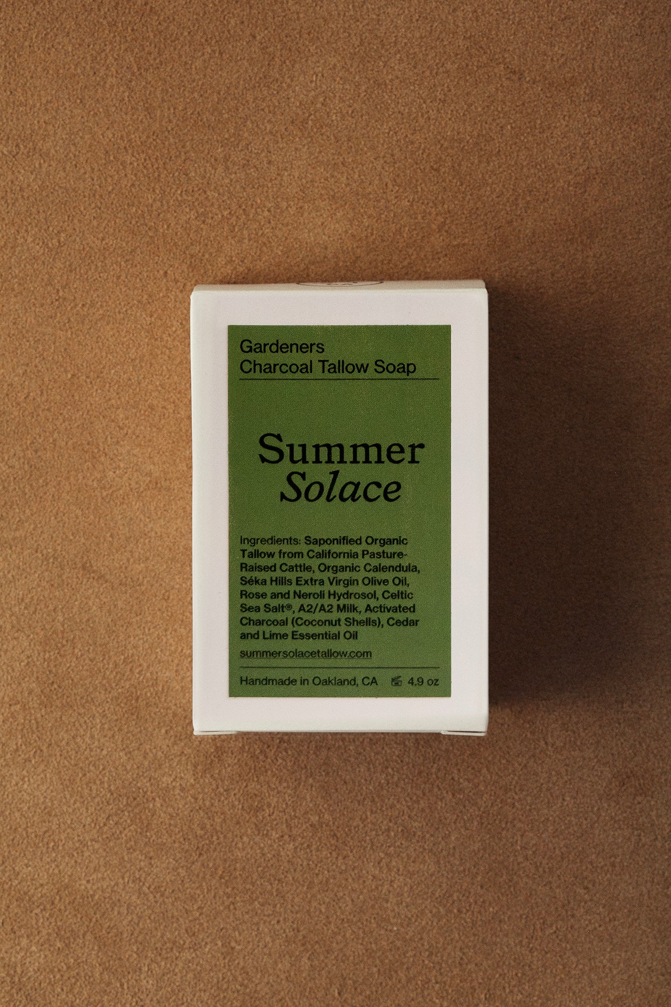 Gardener’s Charcoal Soap – Deep Cleansing Bar | Cedar & Lime