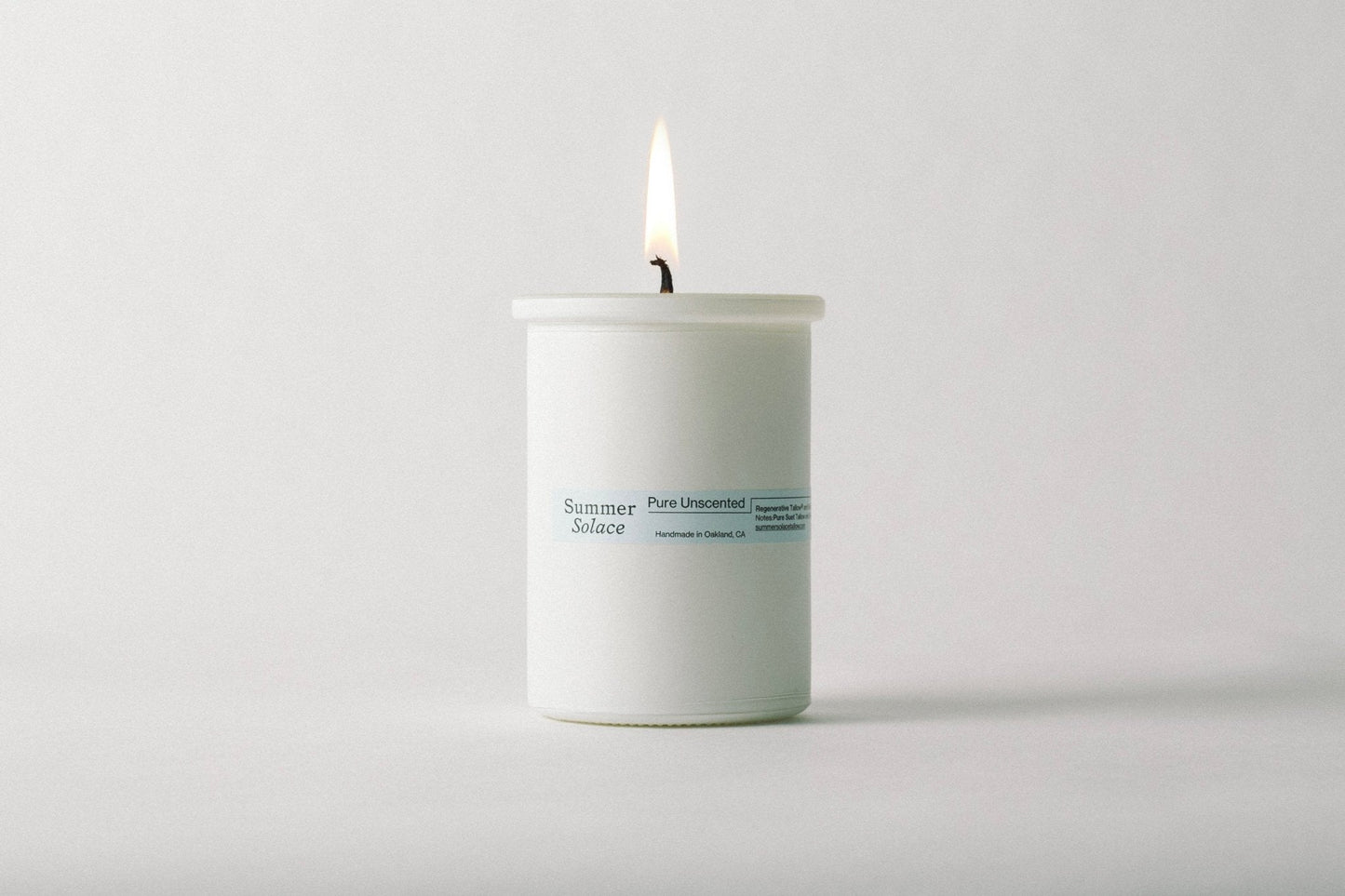 Pure Unscented Tallow Candle – Regenerative Suet & Beeswax | 6 oz