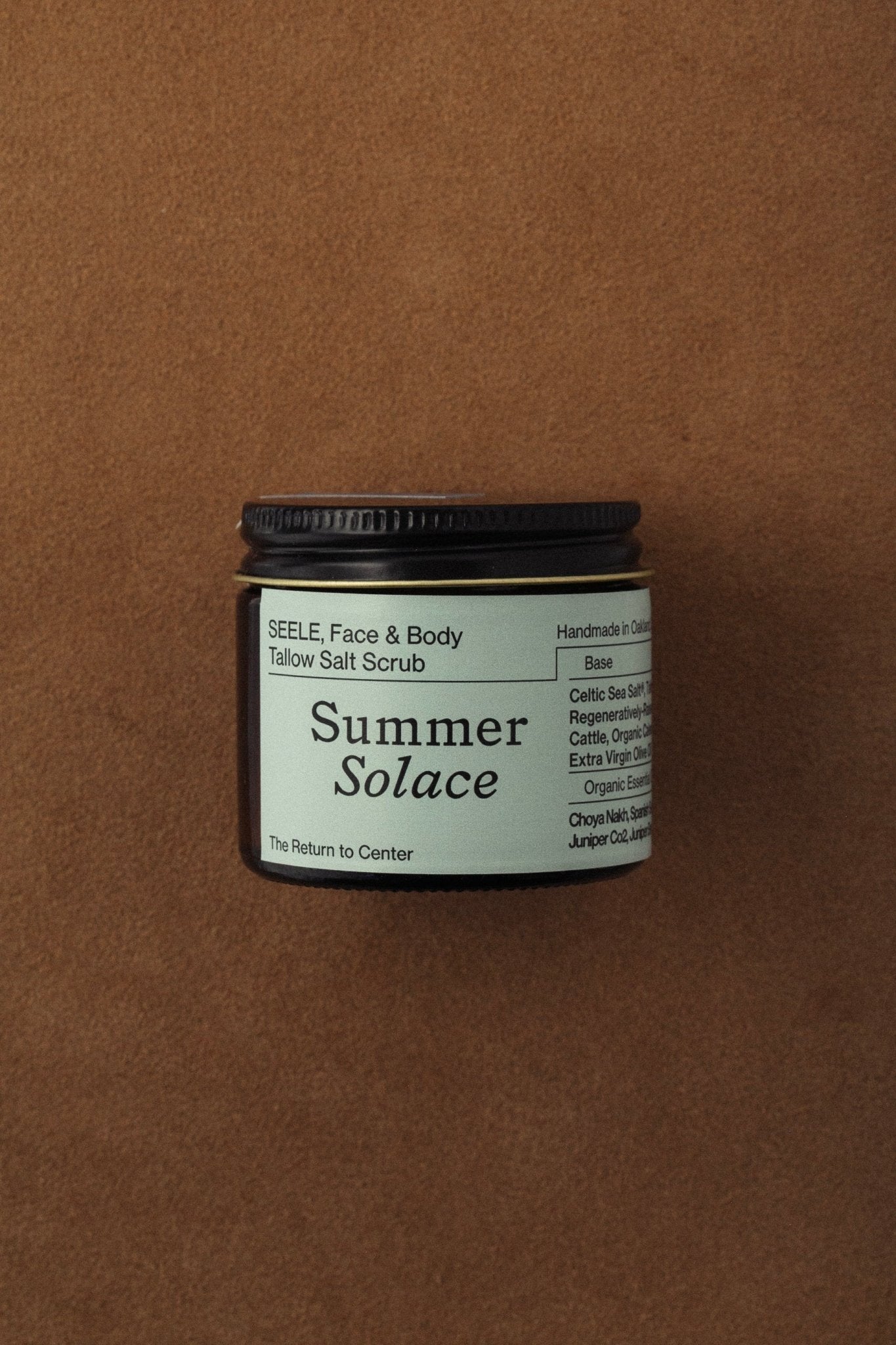 SEELE – Exfoliating Sea Salt Scrub | Celtic Salt®, Choya Nākh, Sage & Coriander