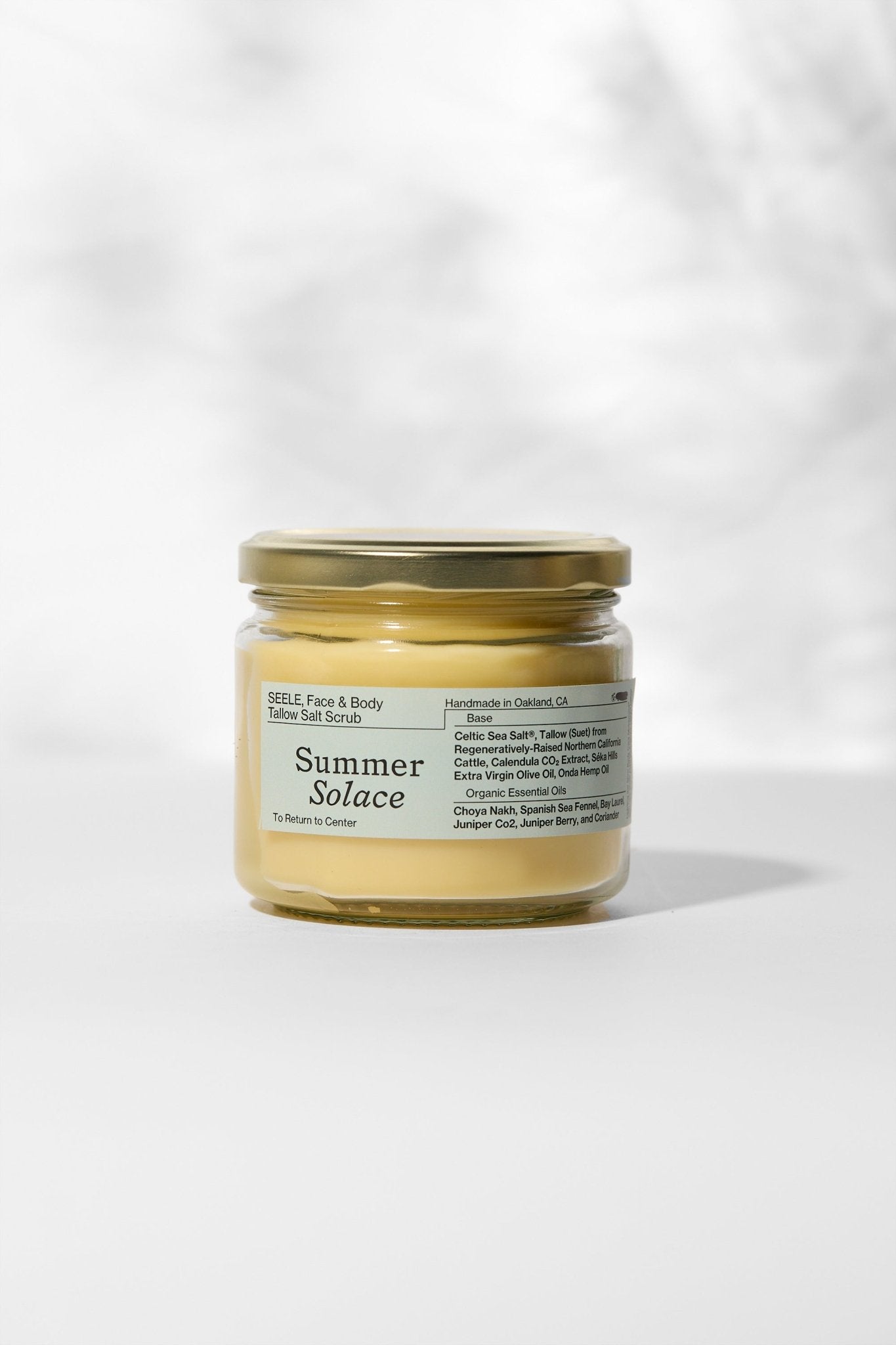 SEELE – Exfoliating Sea Salt Scrub | Celtic Salt®, Choya Nākh, Sage & Coriander